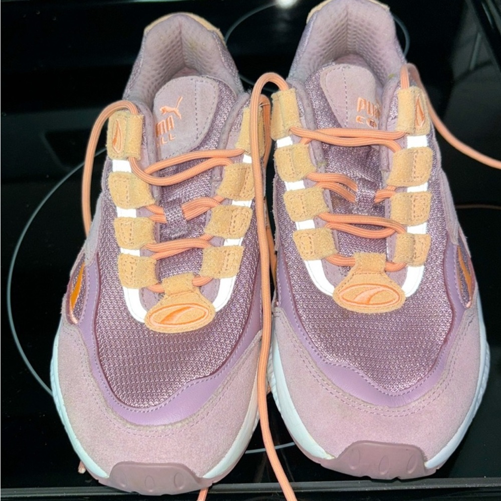 Puma Purple and Orange Sneakers with Chunky Sole size 10. (Uk 7.5) (41 Eur)